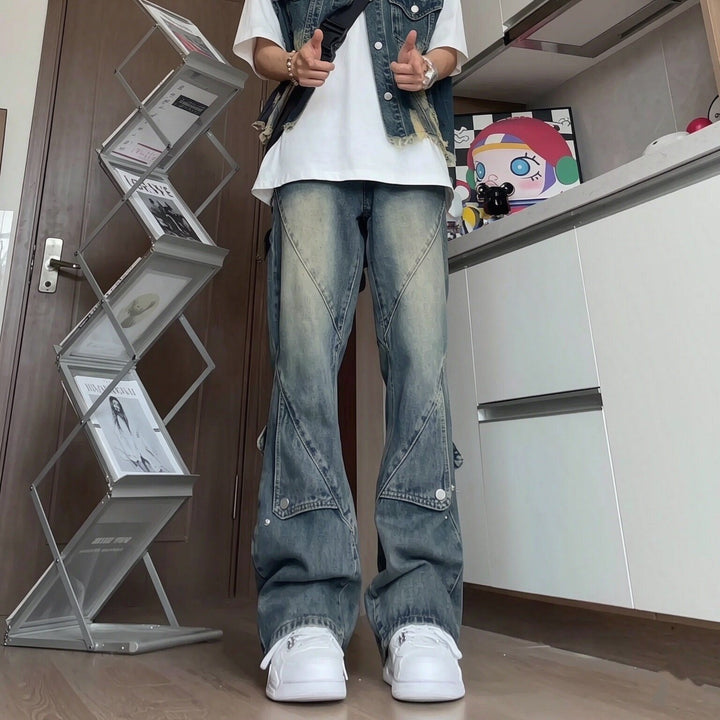 Women Fashionable Relaxed-Fit Jeans Mune Fashion