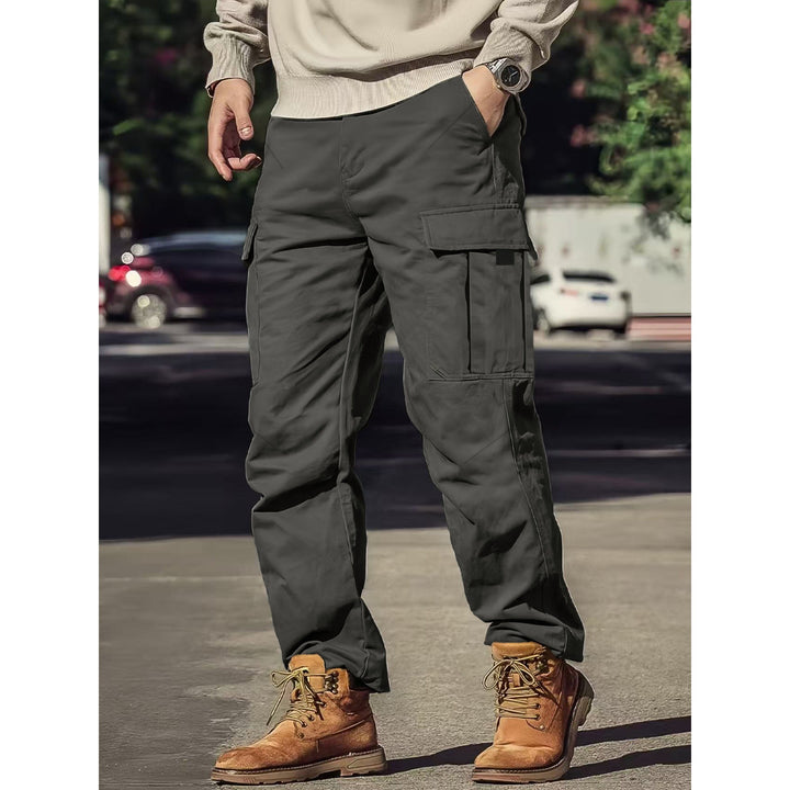 Men's Robust Cargo Pants with Practical Pockets Mune Fashion