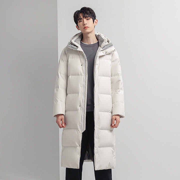 Men's Long Padded Jacket with Hood Mune Fashion 1787978142