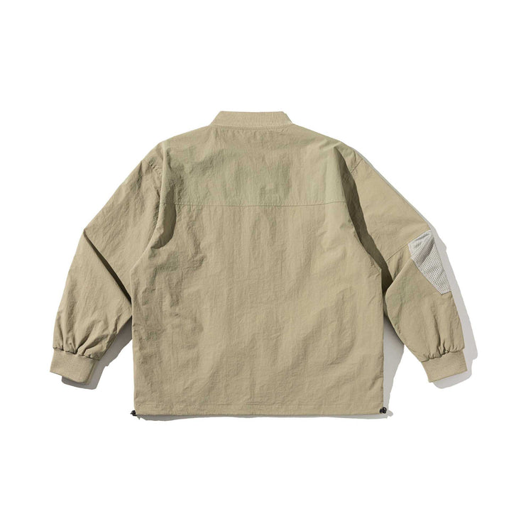 Unisex Technical Pullover Anorak with Half Zipper and Utility Pockets Mune Fashion