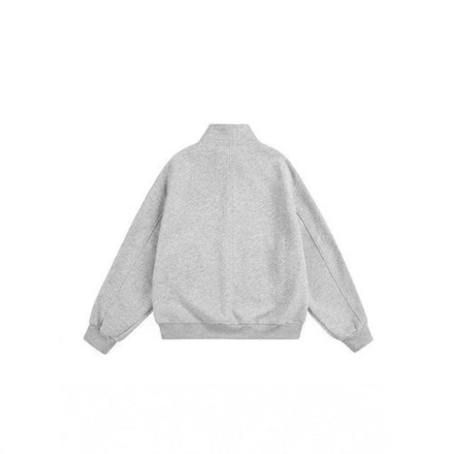 Women's Sporty Stand-Up Collar Sweater Mune Fashion