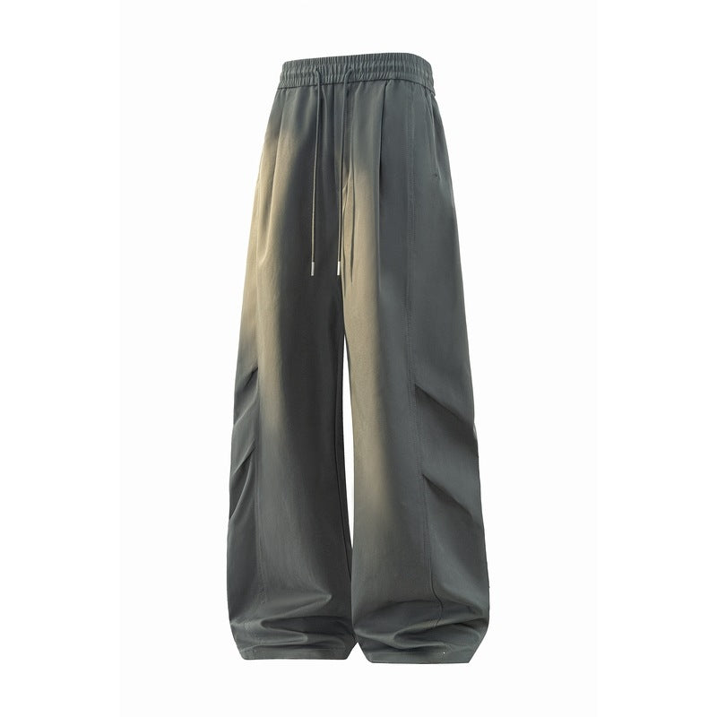 Women's Loose Cargo Leisure Pants with Elastic Waistband, Drawstring & Utility Side Pocket Mune Fashion