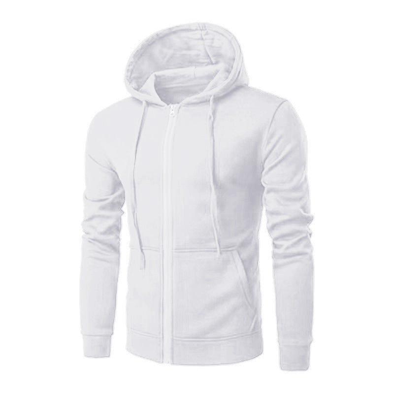 Men's slim-fit zip hoodie jacket with soft fleece lining and kangaroo pockets Mune Fashion
