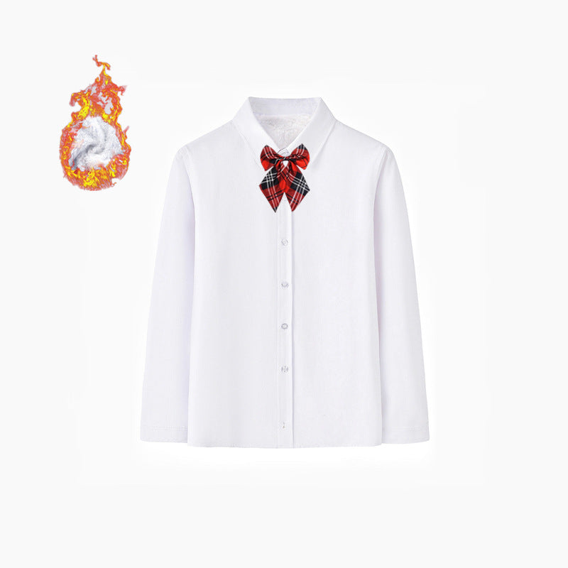 Ladies Elegant Long Sleeve Shirt with Soft Inner Side Mune Fashion