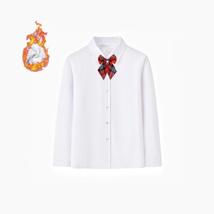 Ladies Elegant Long Sleeve Shirt with Soft Inner Side Mune Fashion