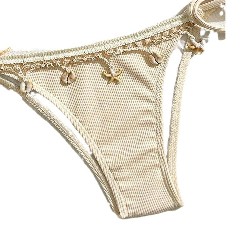Women's triangle bikini with refined decorative details Mune Fashion