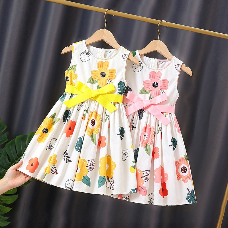 Girls summer dress with colorful polka dot design Mune Fashion