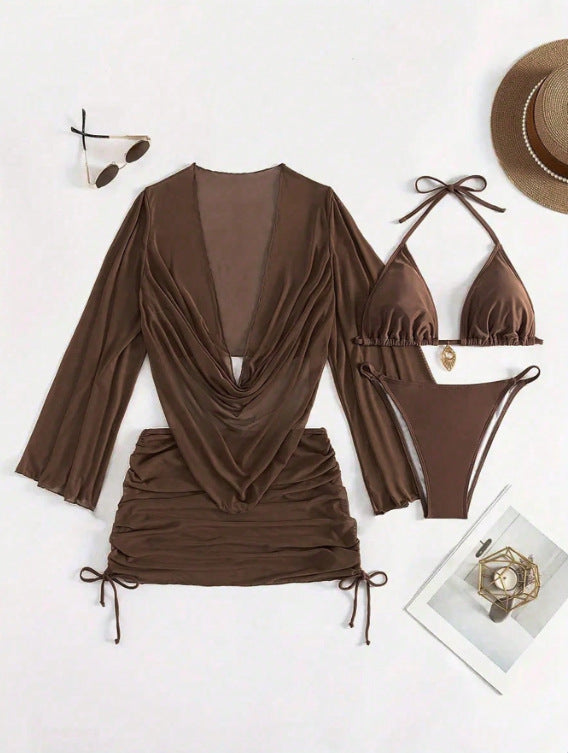 Ladies Bikini Set with elegant wrap top Mune Fashion