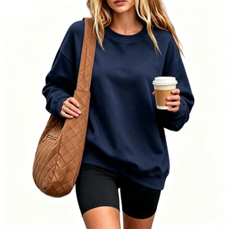 Women Comfortable Oversized Sweatshirt Mune Fashion