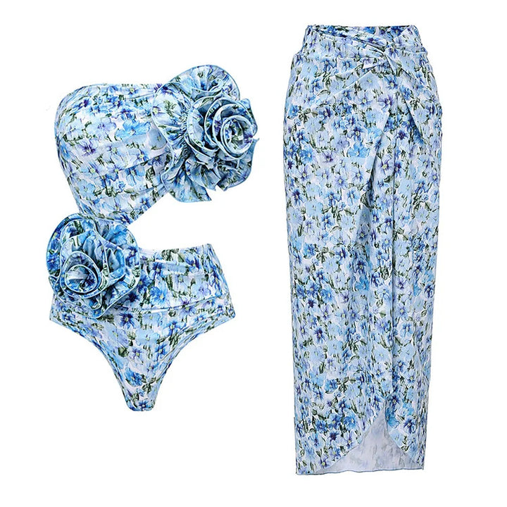 Women's swimsuit with enchanting cut-out design and overlapping neckline Mune Fashion