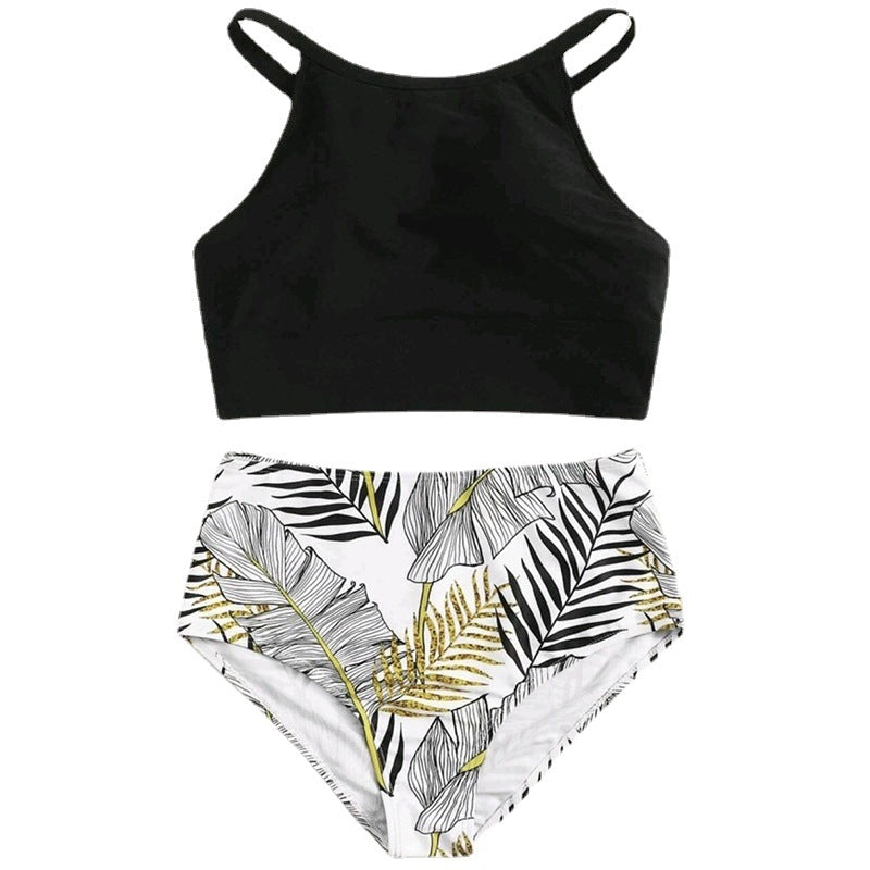 Women’s bikini set with high-cut bottoms and sporty top Mune Fashion