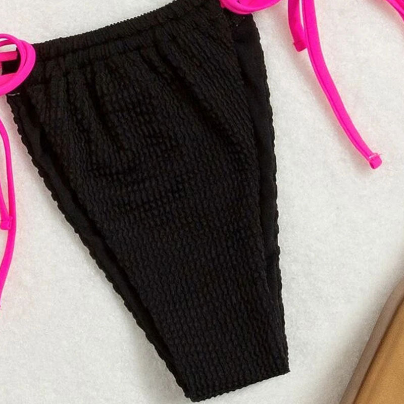 Women's Triangle Bikini with Adjustable Lacing Details Mune Fashion