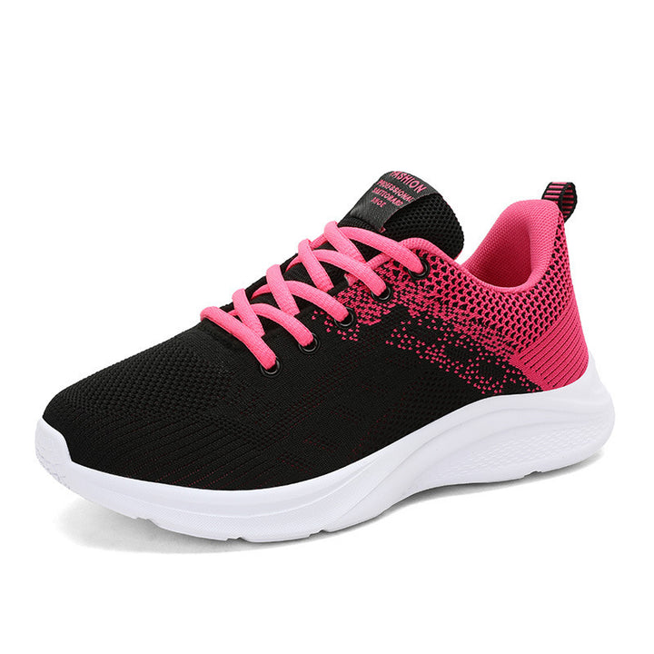 Men's lightweight knitted trainer with ergonomic wave sole, padded insole, and reinforced lacing Mune Fashion