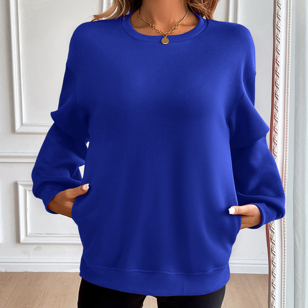 Women's Casual Sweatshirt with Soft Materials and Casual Cut Mune