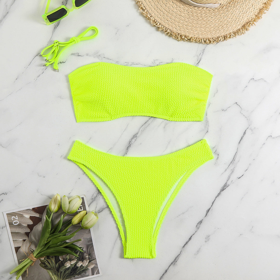 Women's bandeau bikini with structured design Mune Fashion