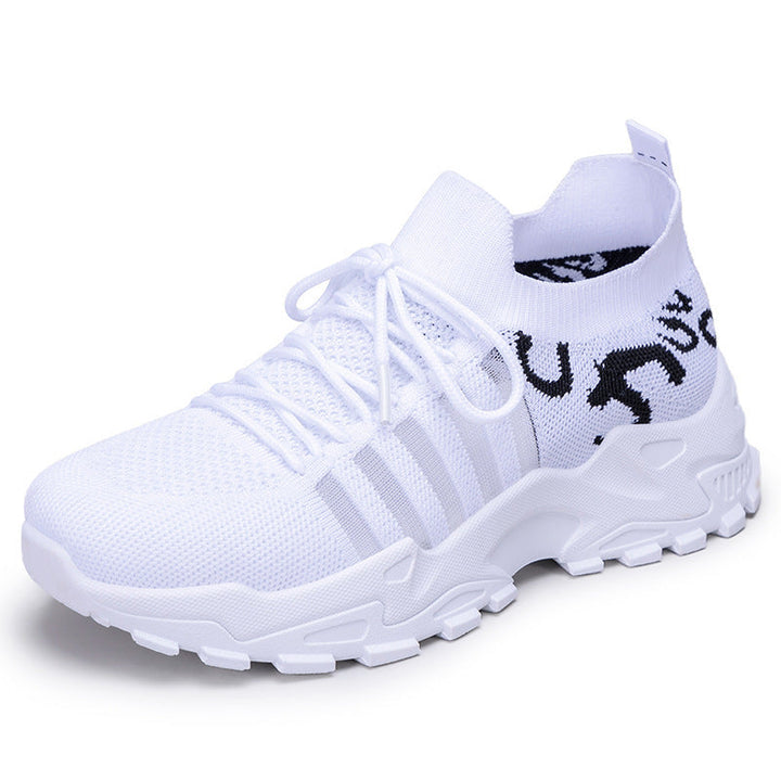 Women's Sporty Breathable Sneakers with Elastic Last and Non-Slip Sole Mune Fashion