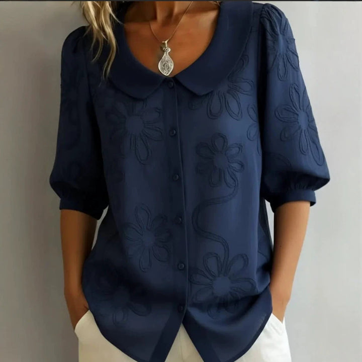 Women's blouse with floral pattern Mune Fashion