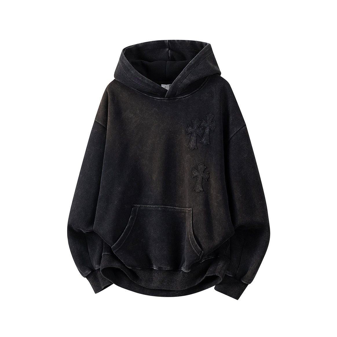 Unisex Oversize Hoodie with handwritten graphic print, kangaroo pocket & ribbed hem Mune Fashion
