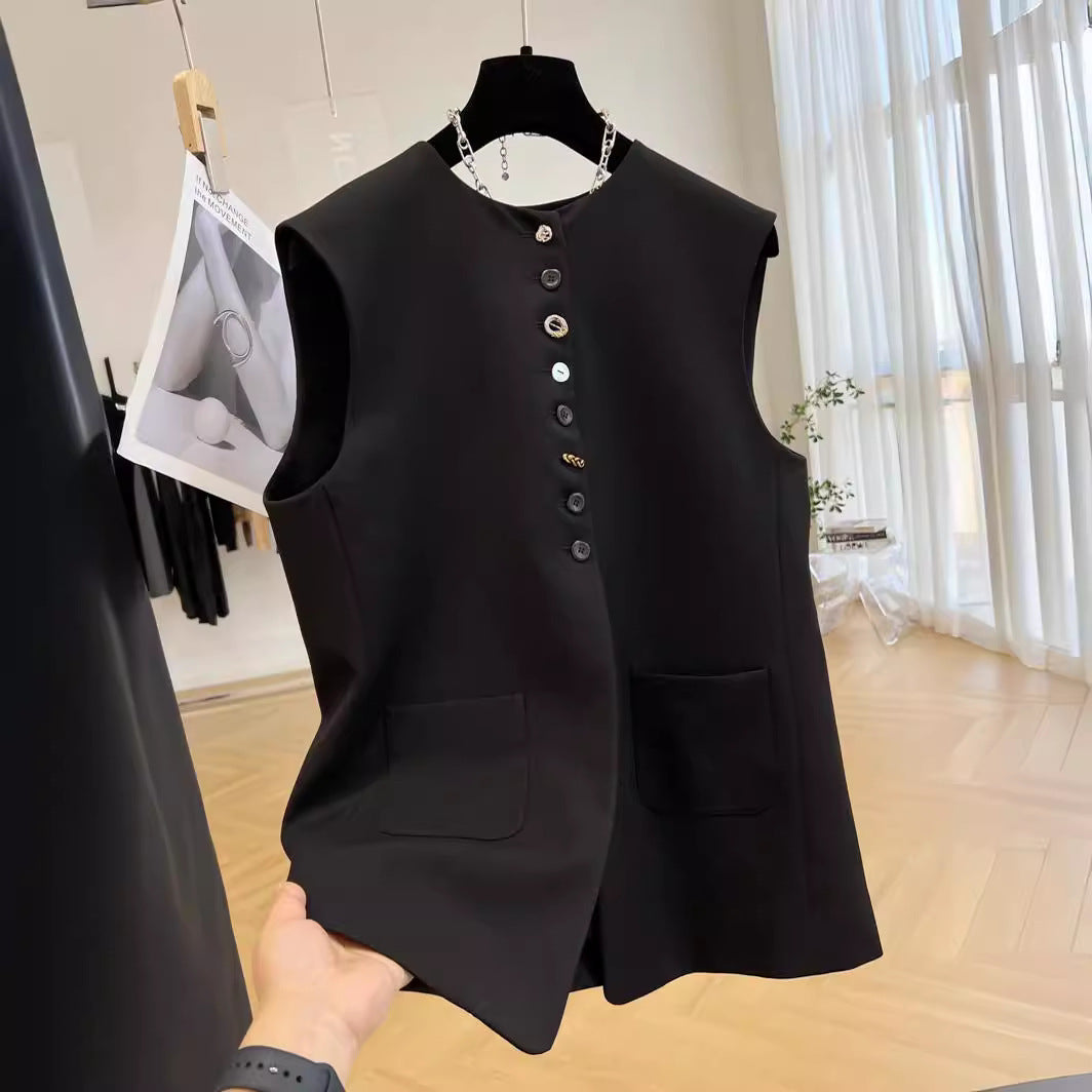 Women's sleeveless blazer vest Mune Fashion