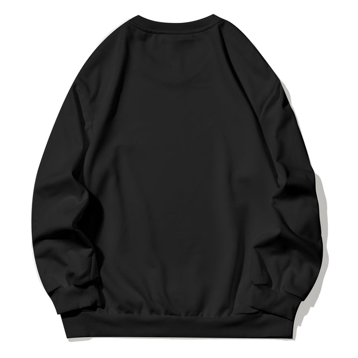 Women's oversized sweatshirt dress with Halloween skeleton print, soft cotton blend and ribbed round neckline Mune Fashion
