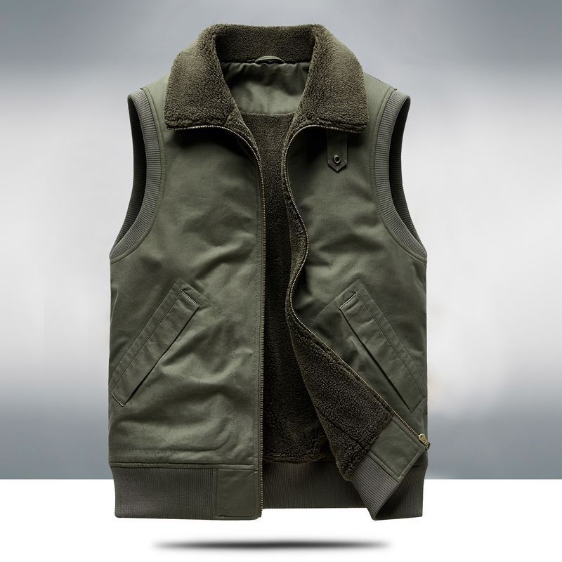 Men's fleece-lined outdoor vest Mune Fashion