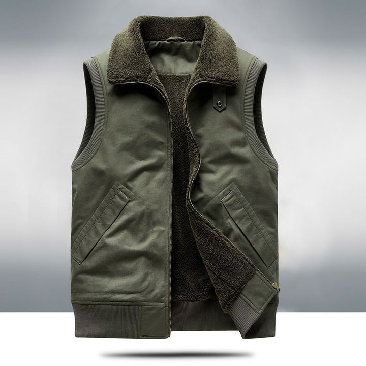 Men's fleece-lined outdoor vest Mune Fashion