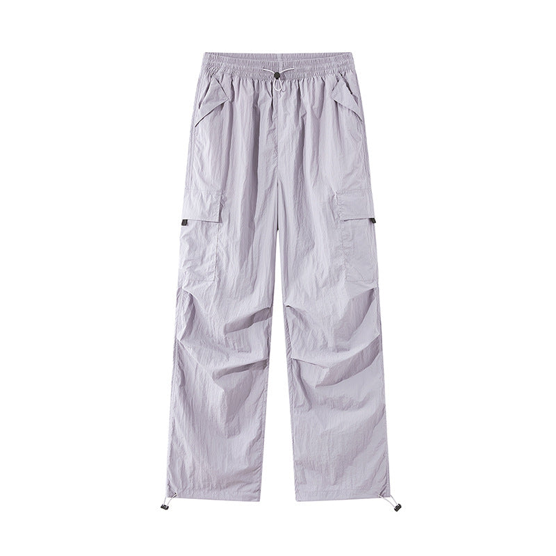 Unisex Lightweight Technical Cargo Pants with Drawstring and Adjustable Hem Mune Fashion