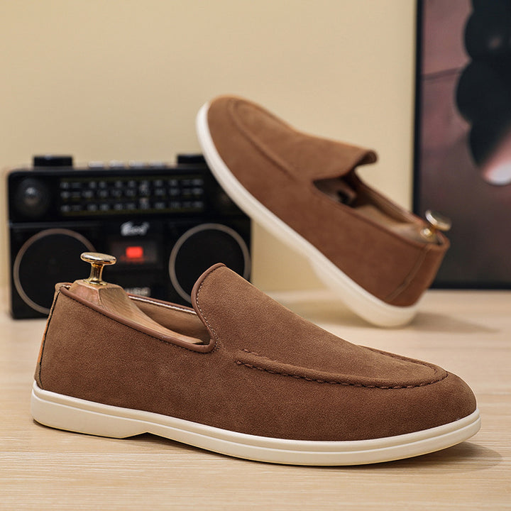 Men's Comfortable Moccasins with Soft Suede Mune Fashion