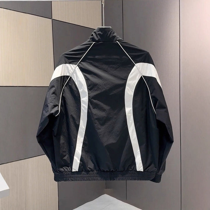 Men's Modern Sports Jacket with High Collar Mune Fashion