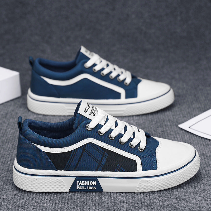 Women Fashionable Low-Top Sneakers with Graphic Accents Mune Fashion
