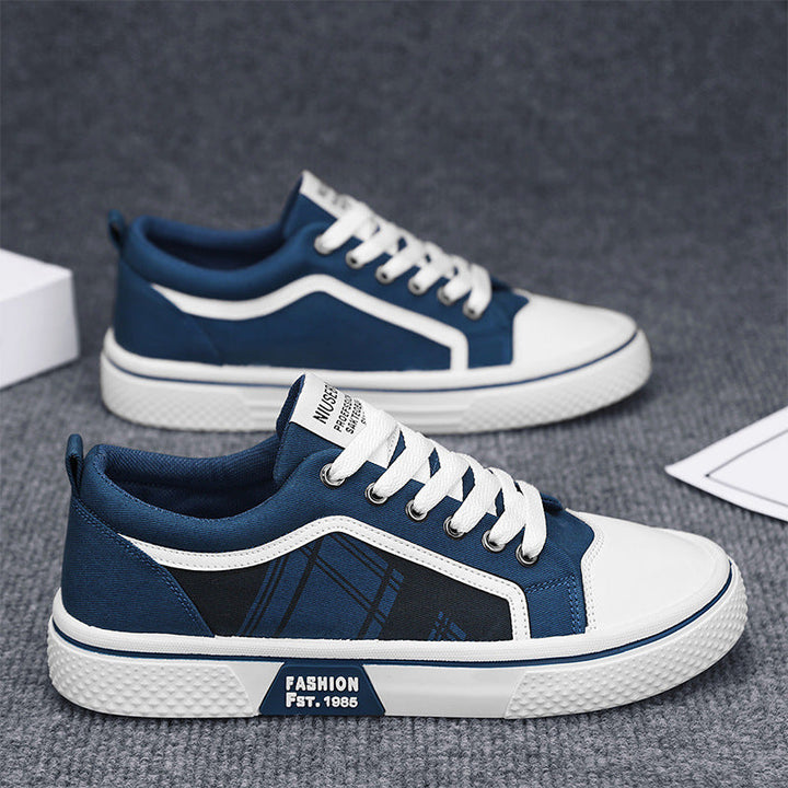 Women Fashionable Low-Top Sneakers with Graphic Accents Mune Fashion