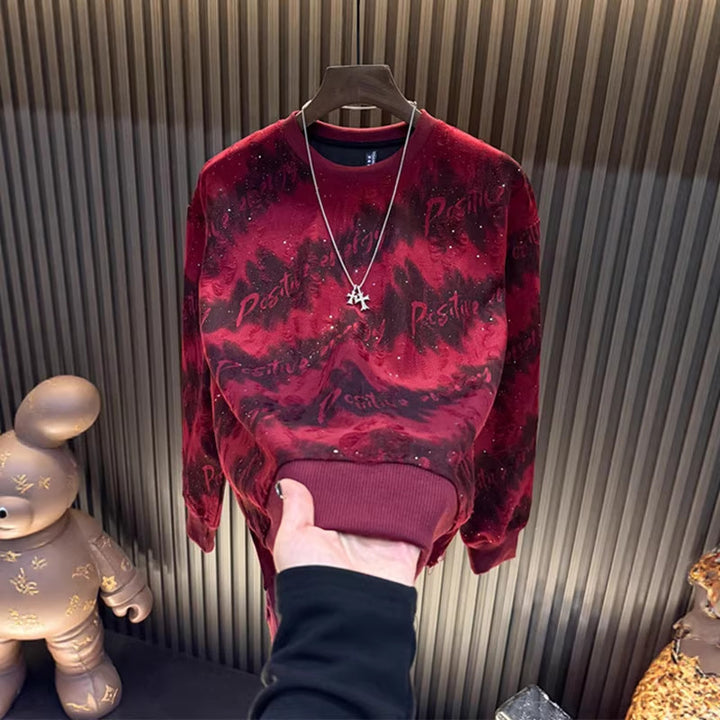 Women's Urban Sweatshirt with Creative Print Mune Fashion
