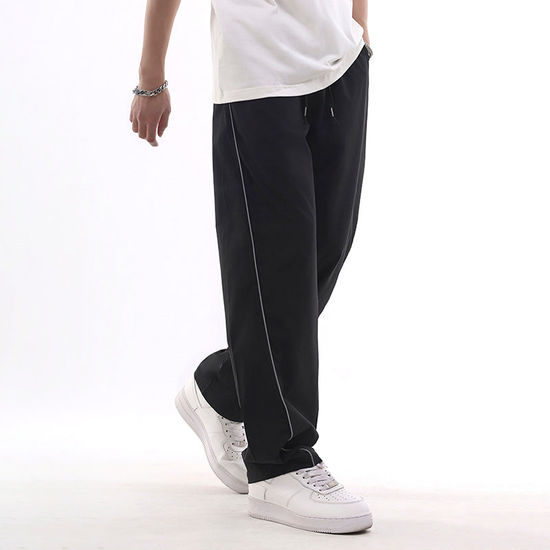 Men's sporty leisure pants with adjustable waistband and side pockets Mune Fashion