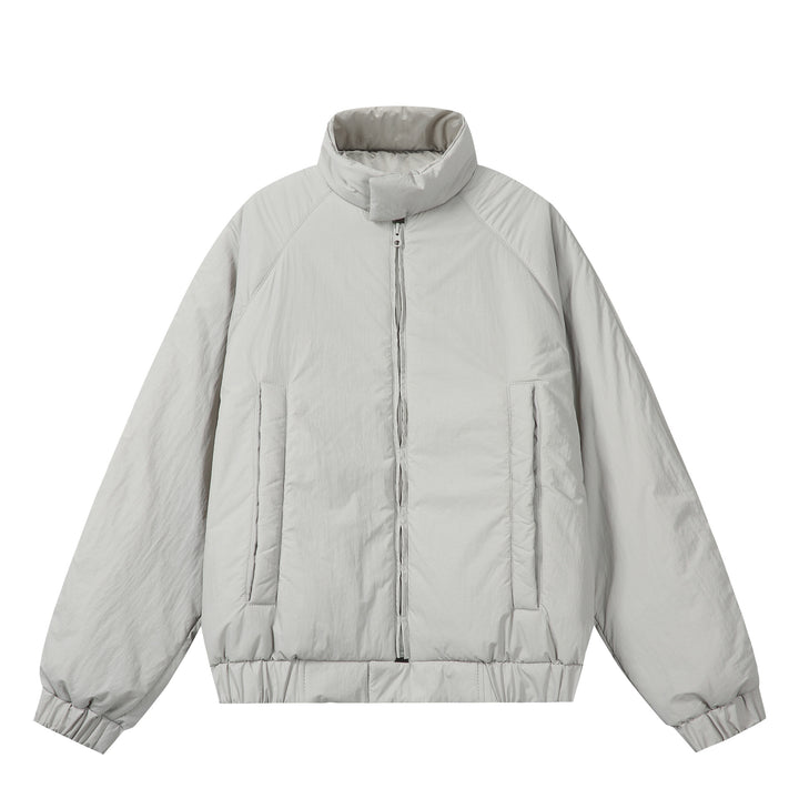 Unisex Boxy-padded Short Jacket with voluminous Funnel Collar Mune Fashion