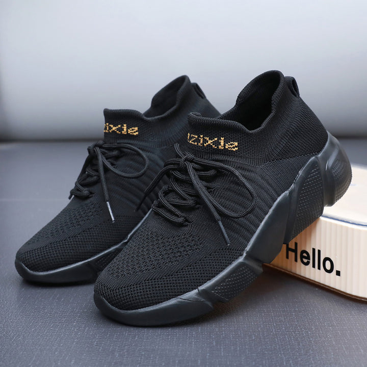 Men's sock-like knitted sneakers with seamless upper material and cushioned EVA platform sole Mune Fashion