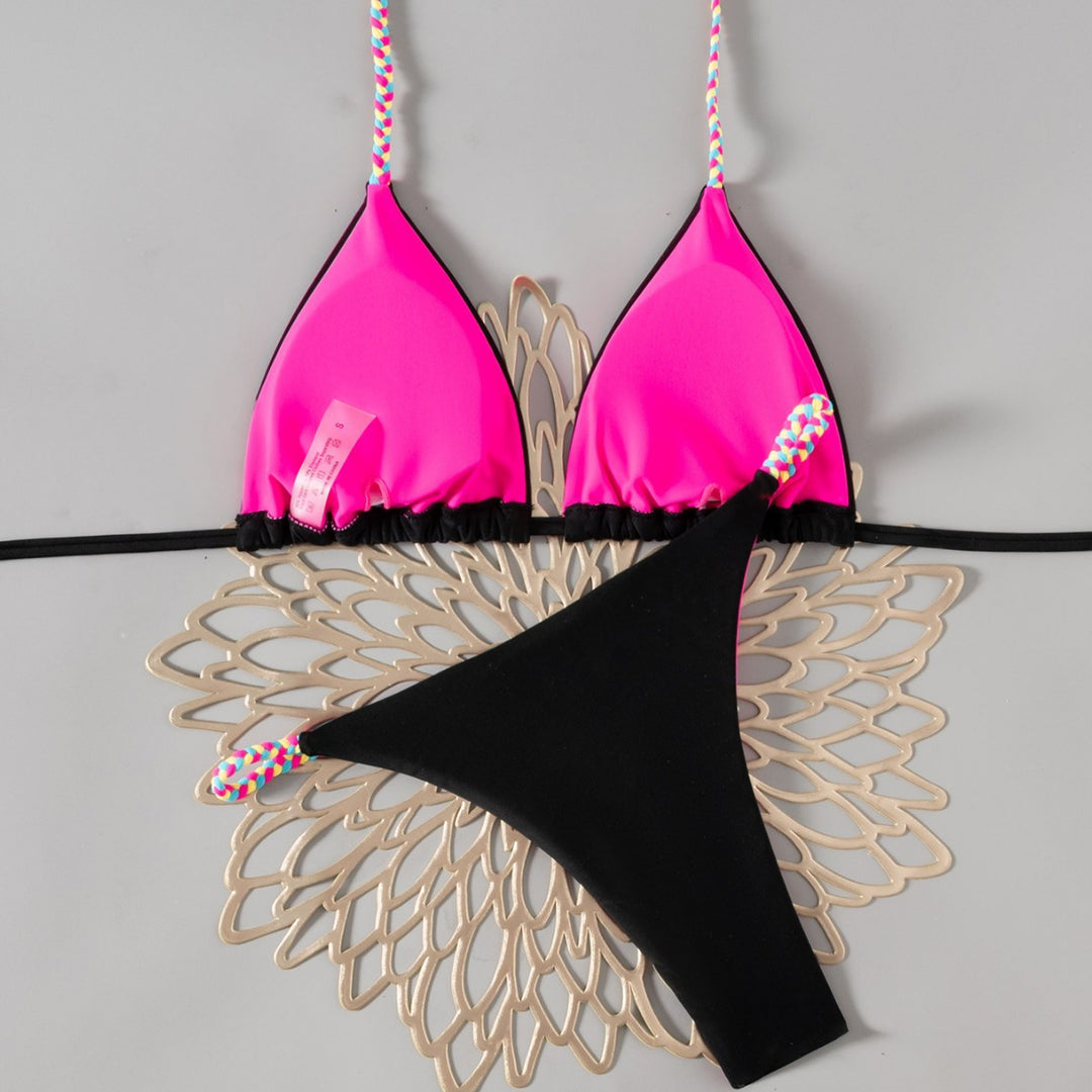 Women's triangle bikini with colorful accents Mune Fashion