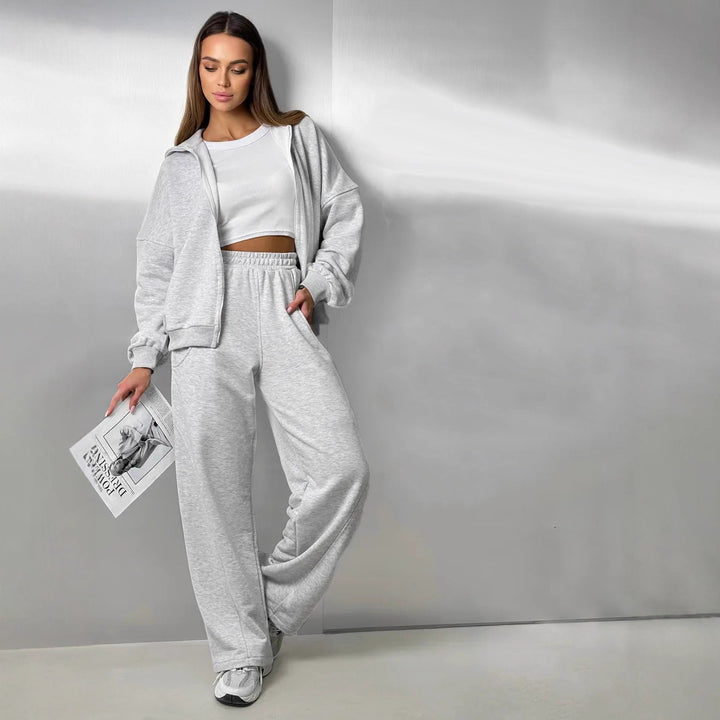 Women's Leisure Hoodie Set Mune Fashion