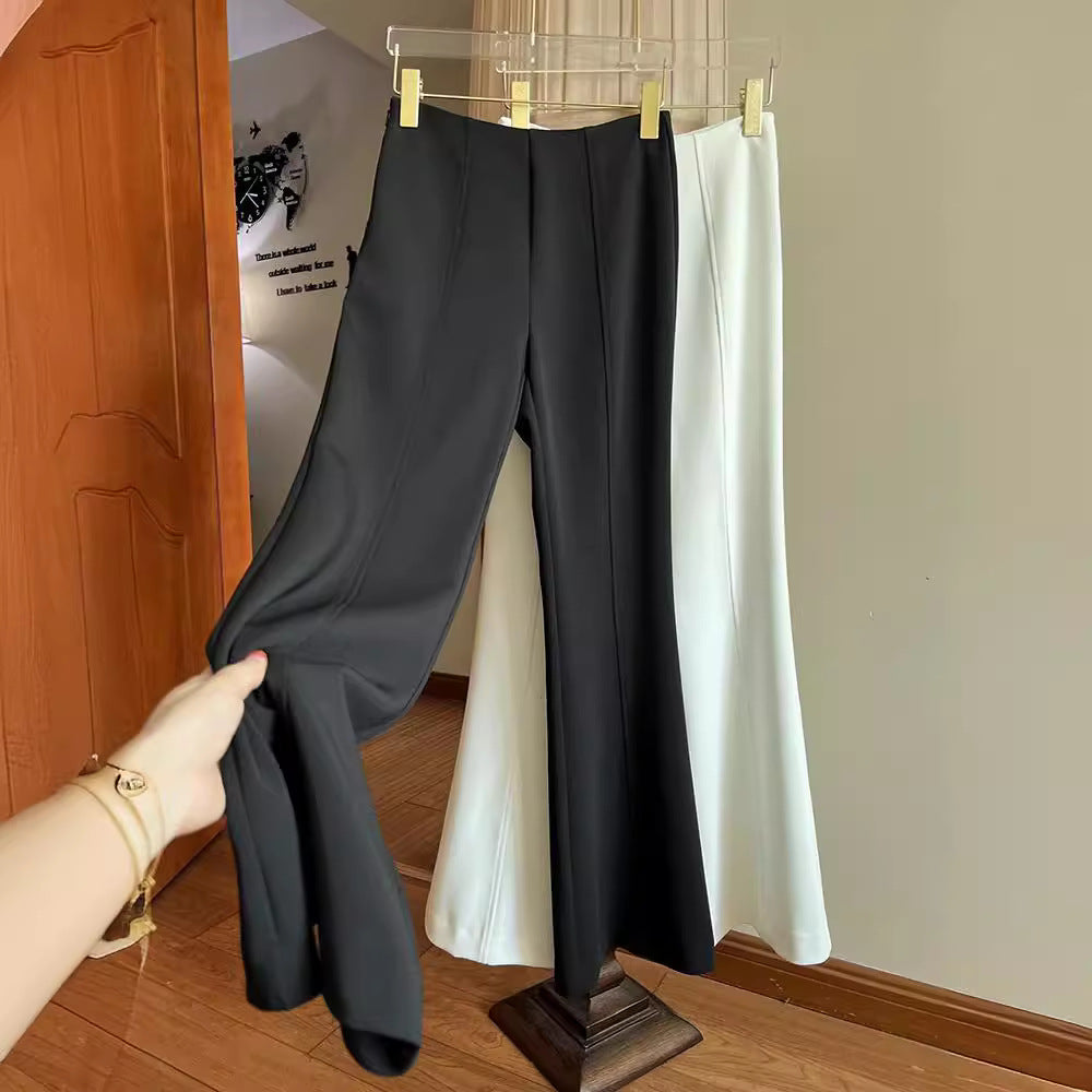 Women Elegant Kickflare Trousers Drune