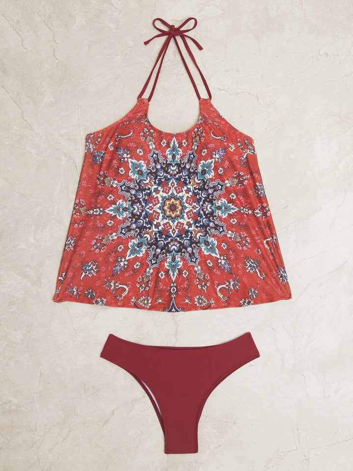 Women's tankini set with stylish pattern and casual cut Mune Fashion