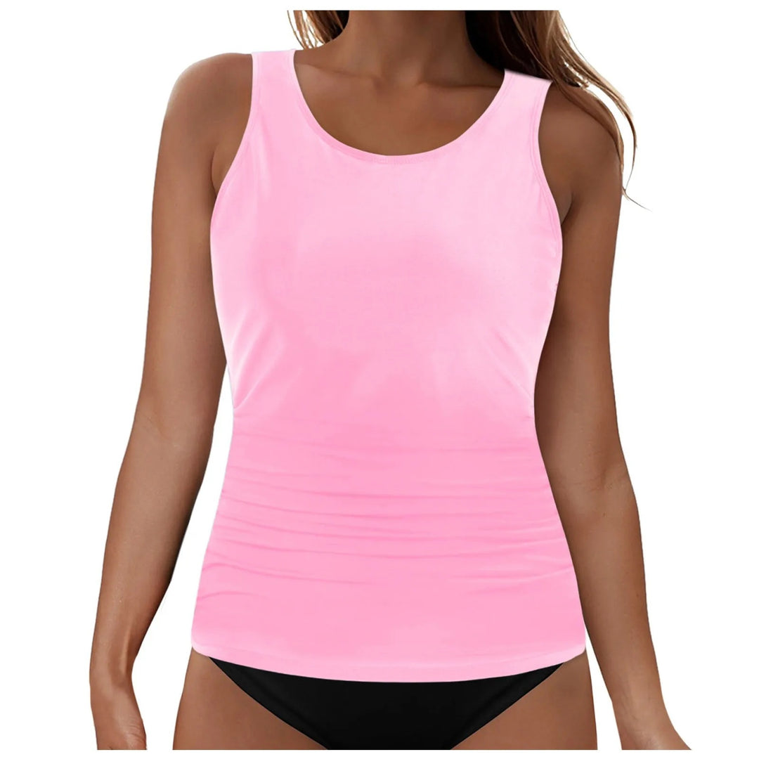 Women's Tankini Top with Ruching Mune Fashion