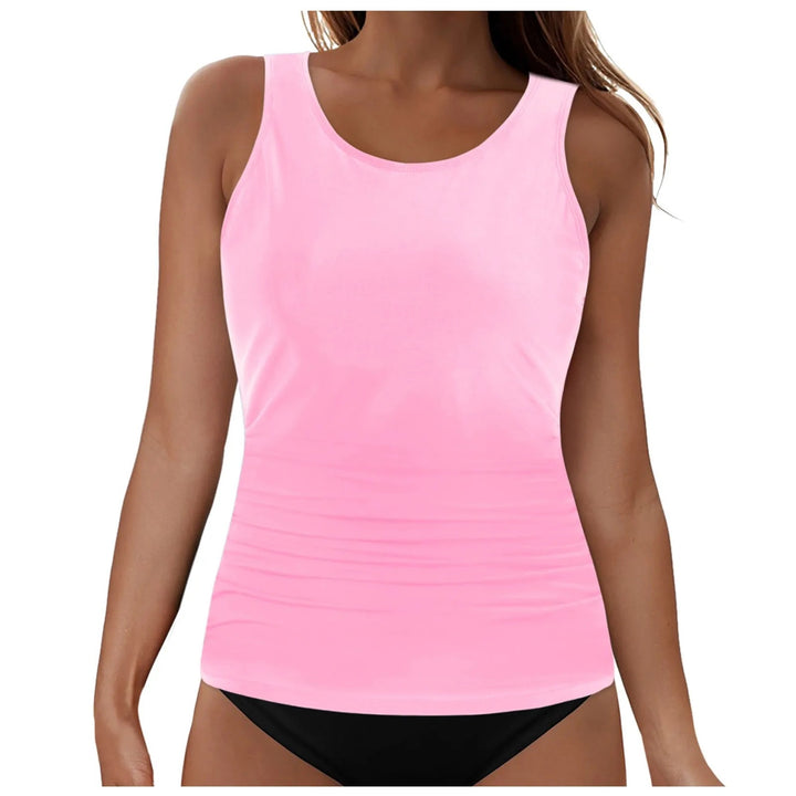 Women's Tankini Top with Ruching Mune Fashion