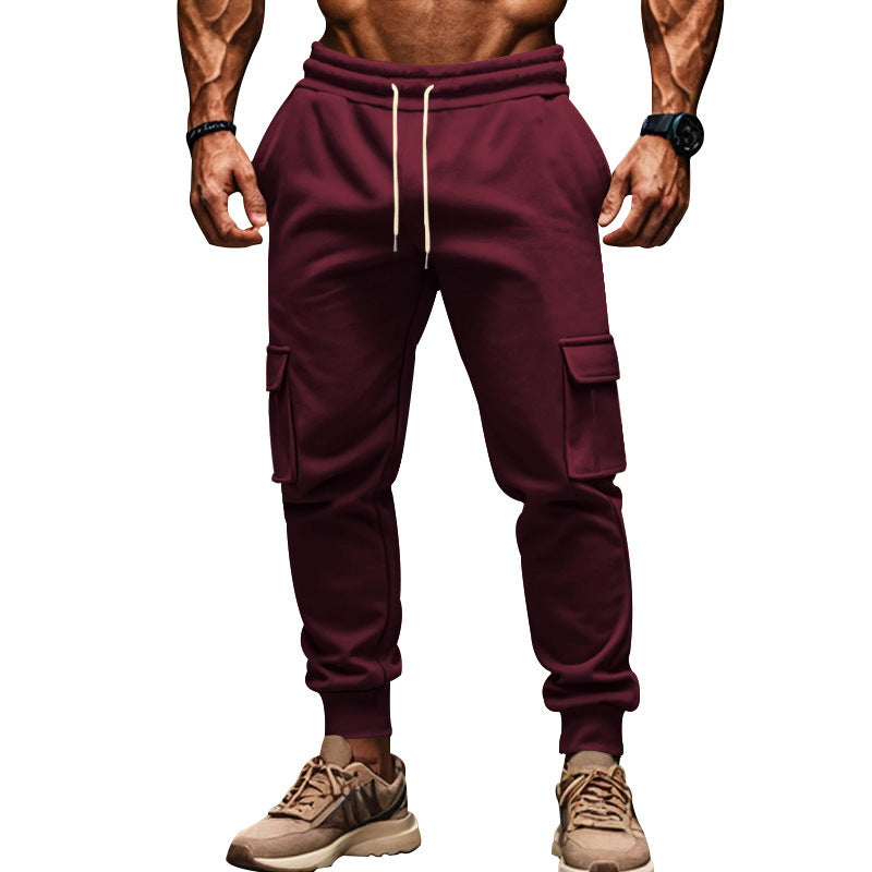 Men's Nano Thermo Cargo Jogging Pants with Fleece Lining, Elastic Waistband, and Large Cargo Pockets Mune Fashion