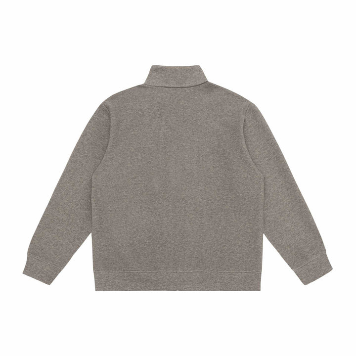 Unisex zip sweatshirt jacket with stand-up collar, raglan sleeves and zip pockets Mune Fashion