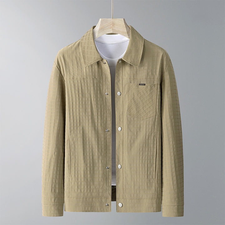 Men's Practical Transition Jacket with Quilted Pattern Mune Fashion
