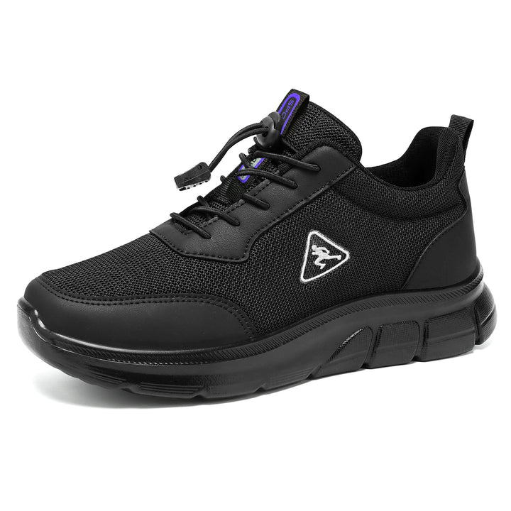 Men's robust chunky sneaker with breathable mesh, quick lacing cord, and shock-absorbing EVA platform sole Mune Fashion