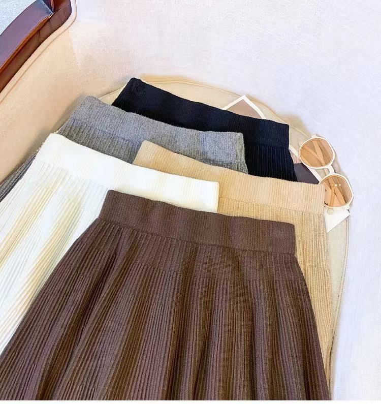 Women's Pleated Skirt with High Waist Mune Fashion