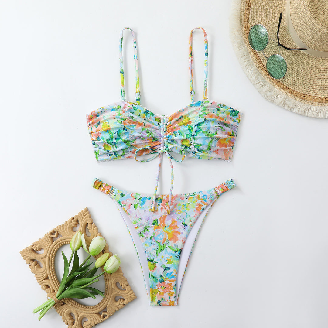 Women Bandeau Bikini with refined ruffle details Mune Fashion