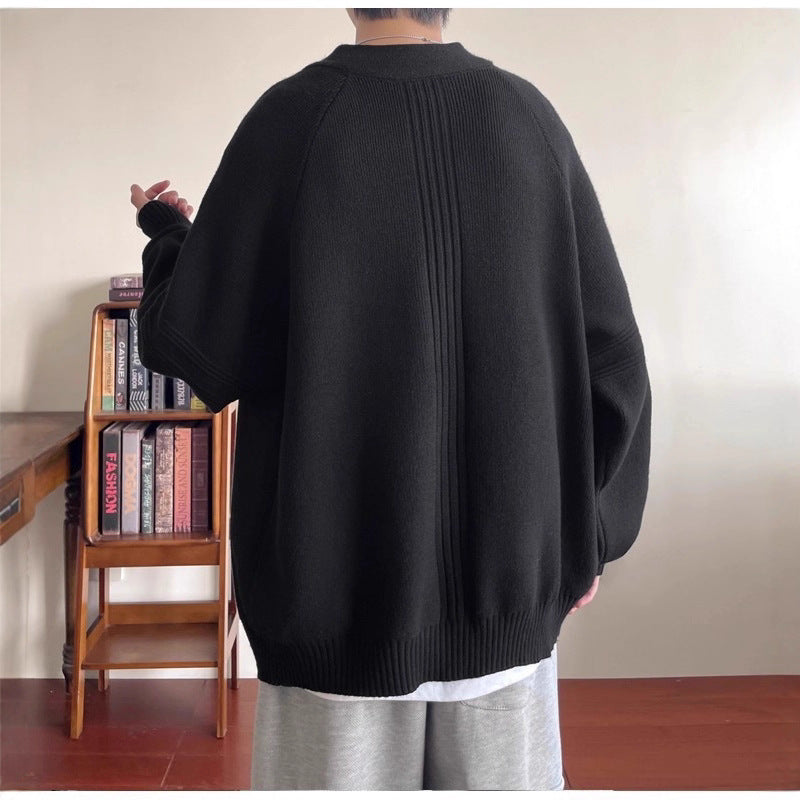 Men's Fashion Zip Jacket with High Collar Mune Fashion