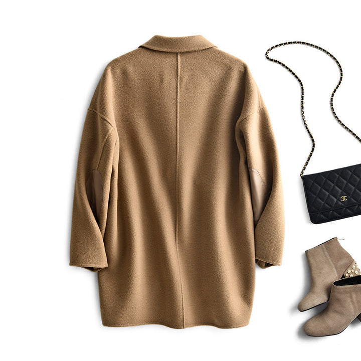 Women Oversized Wool Jacket Mune Fashion