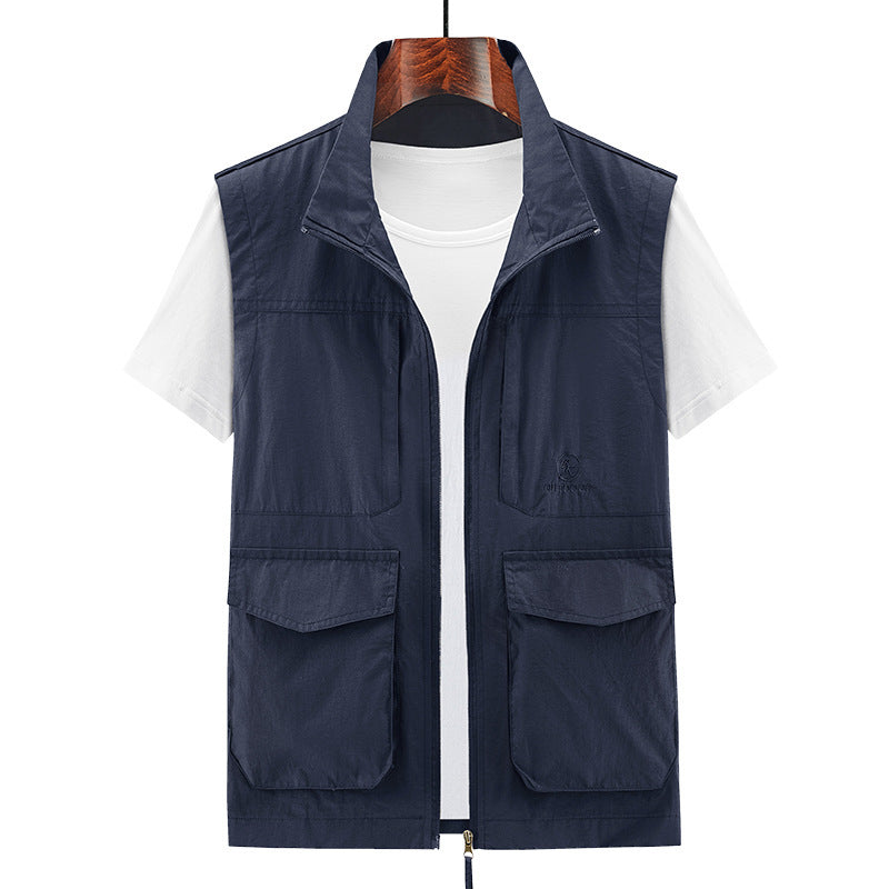 Men's Multifunctional Outdoor Vest with Practical Pockets Mune Fashion